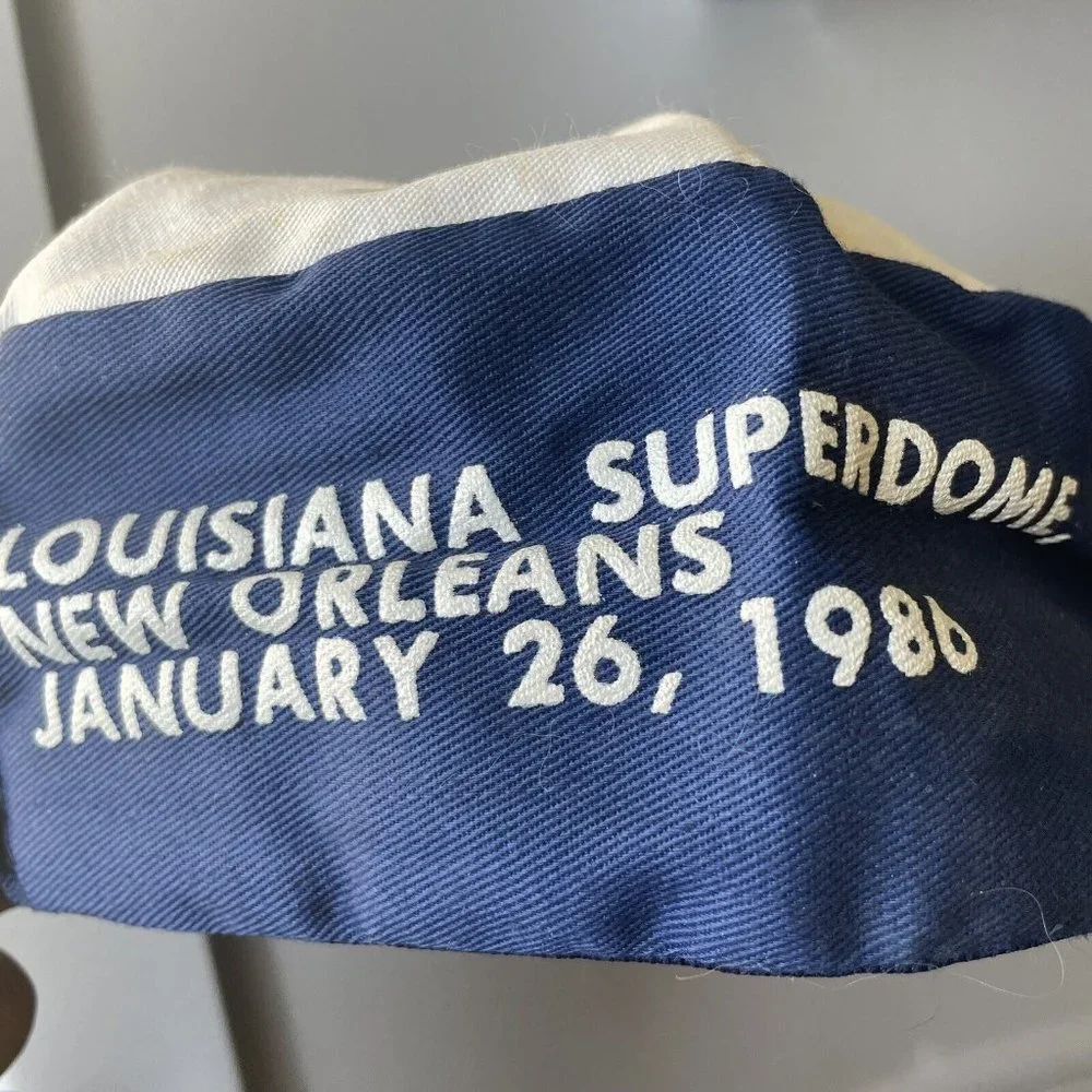 Super Bowl XX 1985 NFL Painters Hat Cap Vintage Stretch Adjustable Men RARE